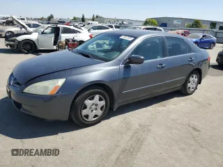 2005 Honda Accord LX with VIN 1HGCM56435A073746, listed as a Copart auction lot 58942505 with 176,425 mi miles and Salvage title. Bid and sale history available at DreamBid. Image 1.