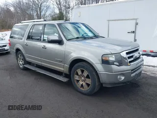 2008 Ford Expedition EL Limited with VIN 1FMFK20518LA48639, listed as a IAAI auction lot 41655592 with 177,739 mi miles. Bid and sale history available at carsss.com. Image 1.