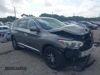 2015 Infiniti QX60 with VIN 5N1AL0MN1FC500592, listed as a IAAI auction lot 41719420 with 189,245 mi miles. Bid and sale history available at carsss.com. Image 1.