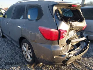 2018 Nissan Pathfinder S with VIN 5N1DR2MN7JC658029, listed as a IAAI auction lot 41132739 with 116,917 mi miles and . Bid and sale history available at DreamBid. Image 3.