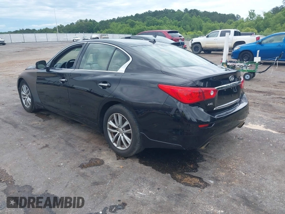 2014 Infiniti Q50 Sport with VIN JN1BV7AR9EM684260, listed as a IAAI auction lot 42332719 with 194,447 mi miles and . Bid and sale history available at DreamBid. Image 3.