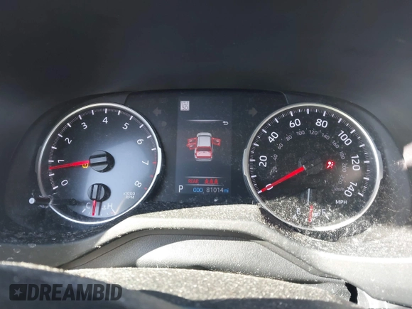 2019 Toyota RAV4 LE with VIN 2T3F1RFV3KW075045, listed as a IAAI auction lot 41745179 with 81,014 mi miles. Bid and sale history available at carsss.com. Image 7.