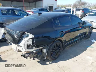 2018 Kia Stinger with VIN KNAE15LA5J6031079, listed as a IAAI auction lot 41137507 with 82,911 mi miles and . Bid and sale history available at DreamBid. Image 4.