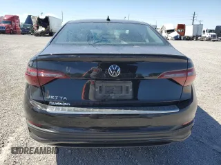 2023 Volkswagen Jetta S with VIN 3VW5M7BU4PM032750, listed as a Copart auction lot 55980285 with 23,660 mi miles and Salvage title. Bid and sale history available at DreamBid. Image 6.