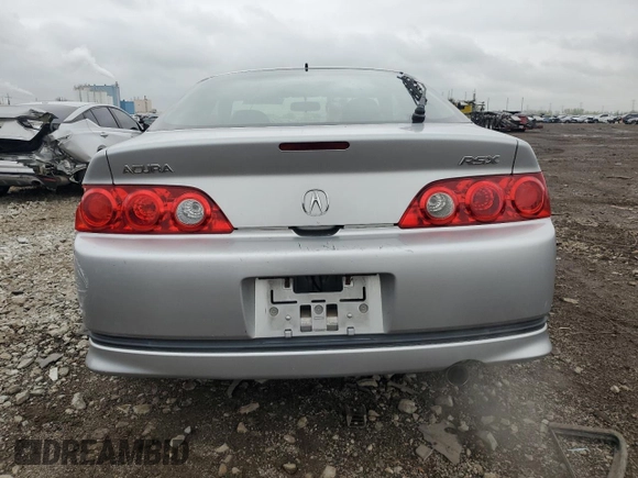 2006 Acura RSX with VIN JH4DC54866S005625, listed as a Copart auction lot 55829375 with 146,265 mi miles and Salvage title. Bid and sale history available at DreamBid. Image 6.