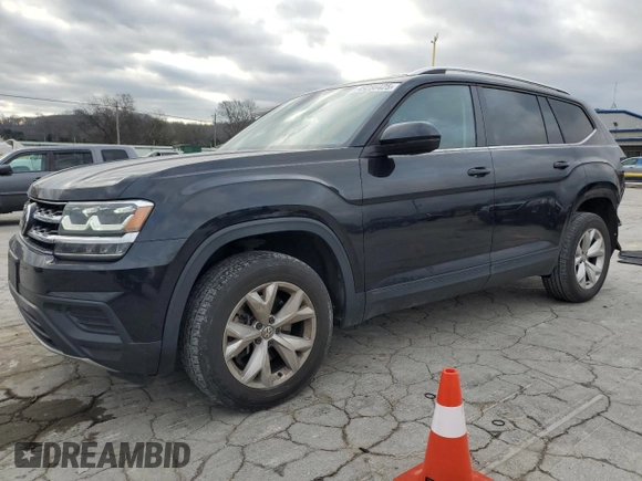 2019 Volkswagen Atlas S with VIN 1V2GR2CA6KC543907, listed as a Copart auction lot 49256425 with 81,240 mi miles and Salvage title. Bid and sale history available at DreamBid. Image 1.