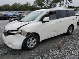 2015 Nissan Quest SV z VIN JN8AE2KP3F9128835, wystawiony jako Copart lot #79086454 z przebiegiem 87 612 mil mil oraz Szkoda całkowita • Salvage title. Historia ofert i sprzedaży dostępna na DreamBid. Obrazek 1.