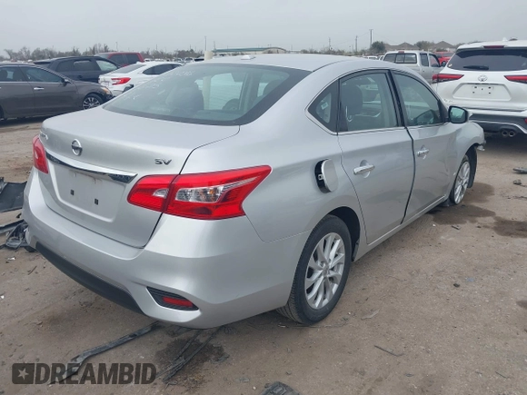 2019 Nissan Sentra SV with VIN 3N1AB7AP4KY327516, listed as a IAAI auction lot 41744167 with 127,367 mi miles and . Bid and sale history available at DreamBid. Image 4.