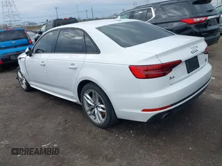2017 Audi A4 Season of Audi Premium with VIN WAUDNAF43HN045092, listed as a IAAI auction lot 41894340 with 112,724 mi miles. Bid and sale history available at carsss.com. Image 3.