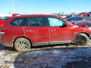 2014 Nissan Pathfinder Platinum with VIN 5N1AR2MM6EC627614, listed as a IAAI auction lot 41420846 with 141,342 mi miles and . Bid and sale history available at DreamBid. Image 12.