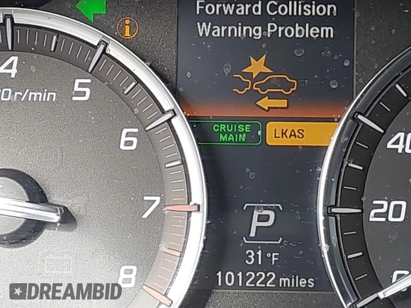 2017 Acura TLX w/Technology Pkg with VIN 19UUB1F51HA005459, listed as a IAAI auction lot 41499011 with 101,222 mi miles. Bid and sale history available at carsss.com. Image 16.
