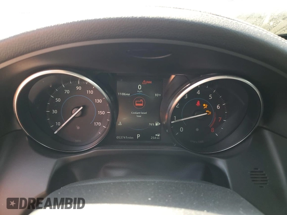 2018 Jaguar XF with VIN SAJBM2FV5JCY68282, listed as a Copart auction lot 71330564 with 53,741 mi miles and Salvage Title. Bid and sale history available at DreamBid. Image 9.