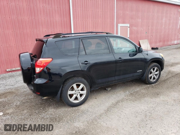 2008 Toyota RAV4 Ltd with VIN JTMBD31V186056823, listed as a Copart auction lot 53069225 with 209,748 mi miles and Clean Title. Bid and sale history available at carsss.com. Image 3.