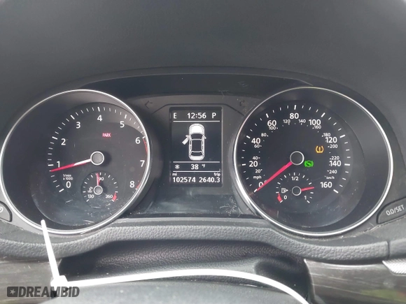 2016 Volkswagen Passat 1.8T SE w/Technology with VIN 1VWBS7A32GC050411, listed as a IAAI auction lot 41729648 with 102,574 mi miles. Bid and sale history available at carsss.com. Image 7.
