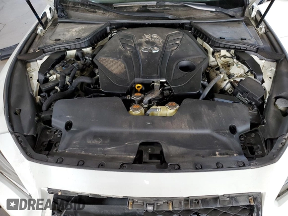 2021 Infiniti Q50 Signature Edition with VIN JN1EV7CP5MM705970, listed as a Copart auction lot 87705365 with Not provided miles and Salvage title. Bid and sale history available at DreamBid. Image 12.