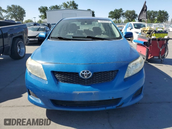 2009 Toyota Corolla with VIN JTDBL40E29J013147, listed as a Copart auction lot 55049735 with 165,830 mi miles and Clean Title. Bid and sale history available at carsss.com. Image 5.