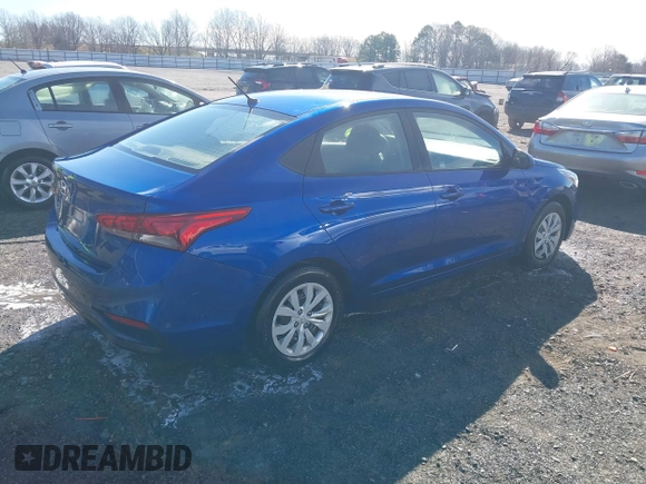 2019 Hyundai Accent SE with VIN 3KPC24A34KE059814, listed as a IAAI auction lot 41733815 with 101,242 mi miles. Bid and sale history available at carsss.com. Image 4.