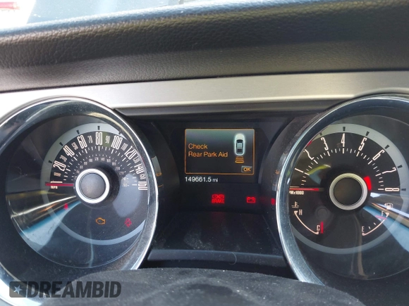 2013 Ford Mustang V6 with VIN 1ZVBP8AM6D5232239, listed as a IAAI auction lot 42680307 with 149,661 mi miles and . Bid and sale history available at DreamBid. Image 7.