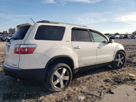 2010 GMC Acadia SLT1 with VIN 1GKLVMED9AJ176918, listed as a Copart auction lot 86367564 with 217,414 mi miles and Salvage Title. Bid and sale history available at carsss.com. Image 3.