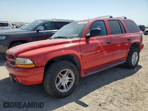 2001 Dodge Durango with VIN 1B4HS28Z91F612687, listed as a Copart auction lot 51518585 with 232,425 mi miles and Salvage Title. Bid and sale history available at carsss.com. Image 1.