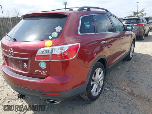 2012 Mazda CX-9 Grand Touring z VIN JM3TB3DV0C0340646, wystawiony jako IAAI lot #41854513 z przebiegiem 179 180 mil mil oraz . Historia ofert i sprzedaży dostępna na DreamBid. Obrazek 4.