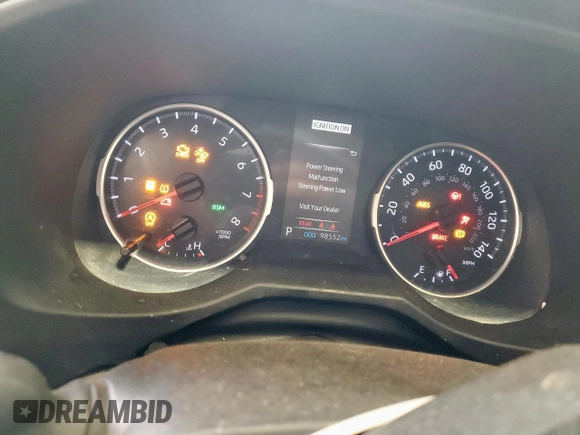 2021 Toyota RAV4 XLE Premium with VIN 2T3C1RFV7MC092468, listed as a Copart auction lot 59109315 with 98,552 mi miles and Salvage title. Bid and sale history available at DreamBid. Image 9.
