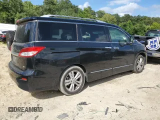 2015 Nissan Quest S with VIN JN8AE2KP0F9133569, listed as a Copart auction lot 62696234 with 150,930 mi miles and Salvage Title. Bid and sale history available at carsss.com. Image 3.