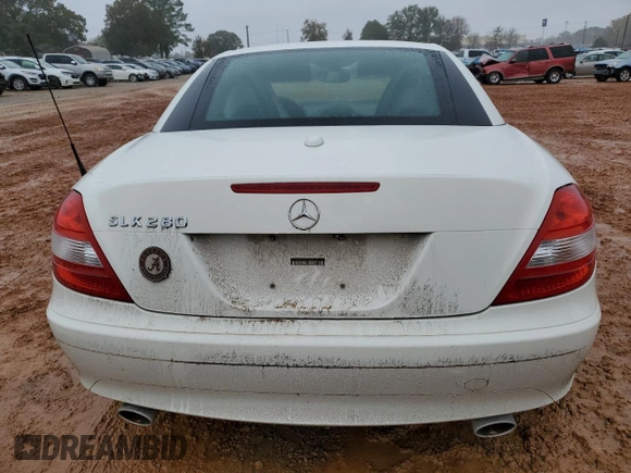 2008 Mercedes-Benz SLK-Class 3.0L with VIN WDBWK54F38F177231, listed as a Copart auction lot 79928324 with 109,471 mi miles and Salvage Title. Bid and sale history available at carsss.com. Image 10.