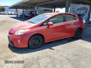 2012 Toyota Prius One with VIN JTDKN3DU2C1592878, listed as a Copart auction lot 58802365 with 142,834 mi miles and Salvage title. Bid and sale history available at DreamBid. Image 1.