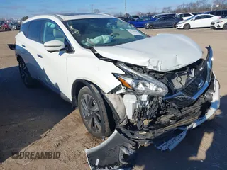 2016 Nissan Murano S with VIN 5N1AZ2MH1GN144560, listed as a IAAI auction lot 41230648 with 61,800 mi miles. Bid and sale history available at carsss.com. Image 1.