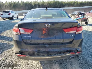 2018 Kia Optima EX with VIN 5XXGU4L37JG212295, listed as a Copart auction lot 46269685 with 144,347 mi miles and Salvage Title. Bid and sale history available at carsss.com. Image 6.