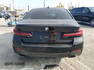 2021 BMW 5 Series 530e with VIN WBA13AG02MCG11255, listed as a Copart auction lot 71842724 with Not Provided miles and Salvage Title. Bid and sale history available at carsss.com. Image 6.
