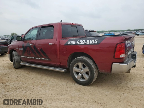 2015 Ram 1500 Outdoorsman with VIN 1C6RR6LTXFS566614, listed as a Copart auction lot 51367015 with 93,490 mi miles and Clean title. Bid and sale history available at DreamBid. Image 2.