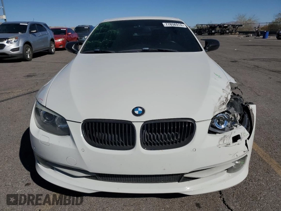 2013 BMW 3 Series 335i with VIN WBADX7C50DJ589769, listed as a Copart auction lot 77856914 with 143,235 mi miles and Salvage Title. Bid and sale history available at DreamBid. Image 5.
