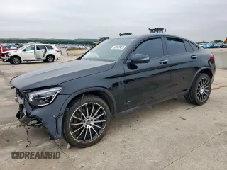 2021 Mercedes-Benz GLC 300 with VIN W1N0J8EB5MF877312, listed as a Copart auction lot 59952425 with 75,421 mi miles and Salvage title. Bid and sale history available at DreamBid. Image 1.