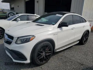 2018 Mercedes-Benz GLE 63 S AMG z VIN 4JGED7FB6JA097787, wystawiony jako Copart lot #77187404 z przebiegiem 126 821 mil mil oraz Szkoda całkowita • Salvage title. Historia ofert i sprzedaży dostępna na DreamBid. Obrazek 1.