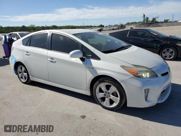 2014 Toyota Prius Four with VIN JTDKN3DU6E1773808, listed as a Copart auction lot 52548465 with 135,514 mi miles and Salvage Title. Bid and sale history available at carsss.com. Image 4.