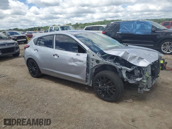 2024 Subaru Impreza RS with VIN JF1GUHJCXR8323289, listed as a Copart auction lot 59922304 with 1,699 mi miles and Salvage Title. Bid and sale history available at carsss.com. Image 4.