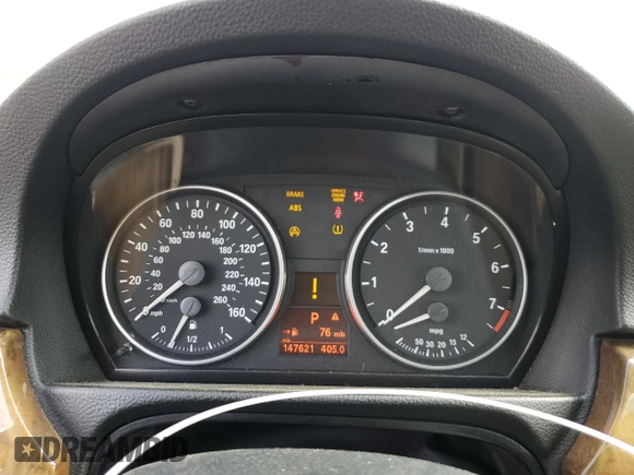 2007 BMW 3 Series 328i with VIN WBAVA33517KX81800, listed as a Copart auction lot 52684855 with 147,621 mi miles and Salvage Title. Bid and sale history available at carsss.com. Image 9.