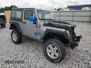 2015 Jeep Wrangler Sport with VIN 1C4AJWAG8FL540932, listed as a Copart auction lot 61870935 with 71,762 mi miles and Salvage title. Bid and sale history available at DreamBid. Image 4.