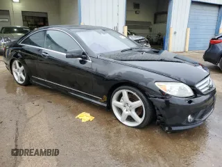 2010 Mercedes-Benz CL-Class CL 550 with VIN WDDEJ8GBXAA025272, listed as a Copart auction lot 43619445 with 128,793 mi miles and Salvage Title. Bid and sale history available at carsss.com. Image 4.