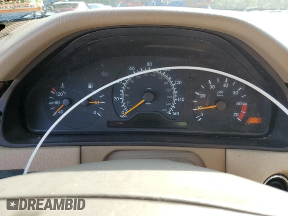 1999 Mercedes-Benz E 320 with VIN WDBJF65H6XA817514, listed as a Copart auction lot 70984214 with Not Provided miles and Non Repairable. Bid and sale history available at DreamBid. Image 9.