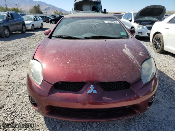 2007 Mitsubishi Eclipse GS with VIN 4A3AL25F47E049247, listed as a Copart auction lot 72284864 with 82,456 mi miles and Salvage Title. Bid and sale history available at carsss.com. Image 5.