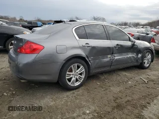2015 Infiniti Q40 with VIN JN1CV6AR5FM524697, listed as a Copart auction lot 43938835 with 226,828 mi miles and Salvage Title. Bid and sale history available at carsss.com. Image 3.