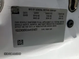 2010 Pontiac G6 w/1SH with VIN 1G2ZA5EKXA4131477, listed as a Copart auction lot 75949324 with 155,620 mi miles and Salvage Title. Bid and sale history available at carsss.com. Image 12.