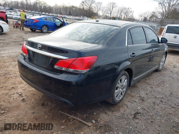 2011 Toyota Avalon with VIN 4T1BK3DB5BU375664, listed as a IAAI auction lot 41356584 with 196,968 mi miles and . Bid and sale history available at DreamBid. Image 4.