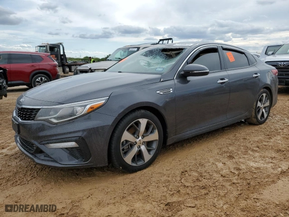 2019 Kia Optima LX with VIN 5XXGT4L36KG329550, listed as a Copart auction lot 51099625 with 62,473 mi miles and Salvage Title. Bid and sale history available at carsss.com. Image 1.