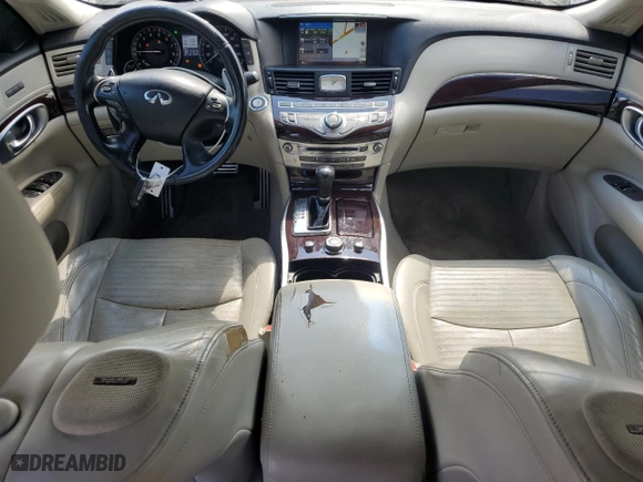 2011 Infiniti M37 with VIN JN1BY1AP9BM322203, listed as a Copart auction lot 73536594 with 253,376 mi miles and Salvage Title. Bid and sale history available at carsss.com. Image 8.