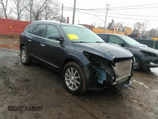 2017 Buick Enclave Convenience with VIN 5GAKRAKD9HJ259209, listed as a IAAI auction lot 41652238 with 96,924 mi miles and . Bid and sale history available at carsss.com. Image 1.