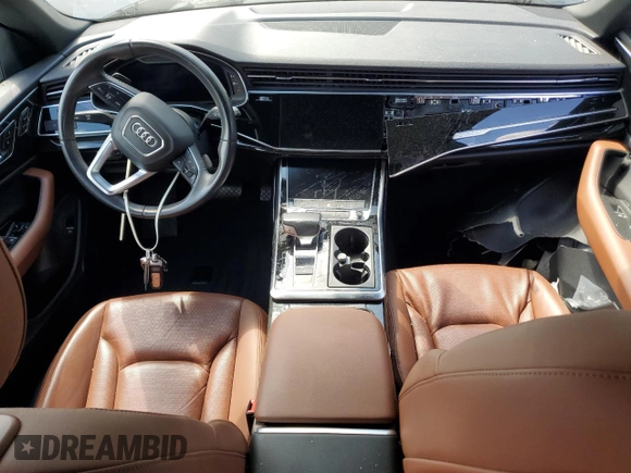 2019 Audi Q8 Premium Plus with VIN WA1BVAF19KD023606, listed as a Copart auction lot 50978295 with 0 mi miles and Non Repairable. Bid and sale history available at carsss.com. Image 8.